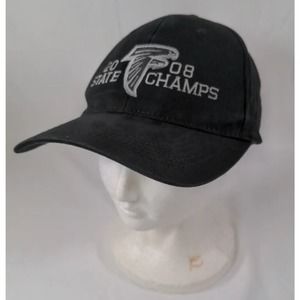 Atlanta Falcons 2008 State Champs, Back To Back Black Hat/Cap Pacific 401F M-XL